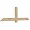 Ekena Millwork Eugene Rough Sawn Timber Gable Bracket, Douglas Fir, 60"W x 20"H x 2"D x 4"F, 8/12 Pitch GBW060X20X0204EUG00RDF - alternate 3